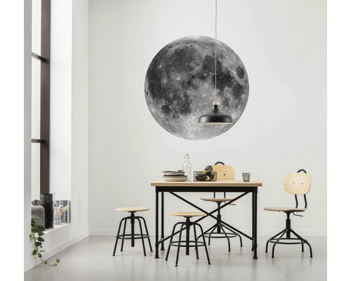 Zelfklevend fotobehang D1-019 Dot Moon Ø 125 cm