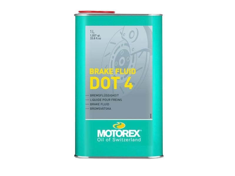 Motorex Bremsflüssigkeit BRAKE FLUID DOT 4, 1 l Hochleistungs-Bremsflüssigkeit