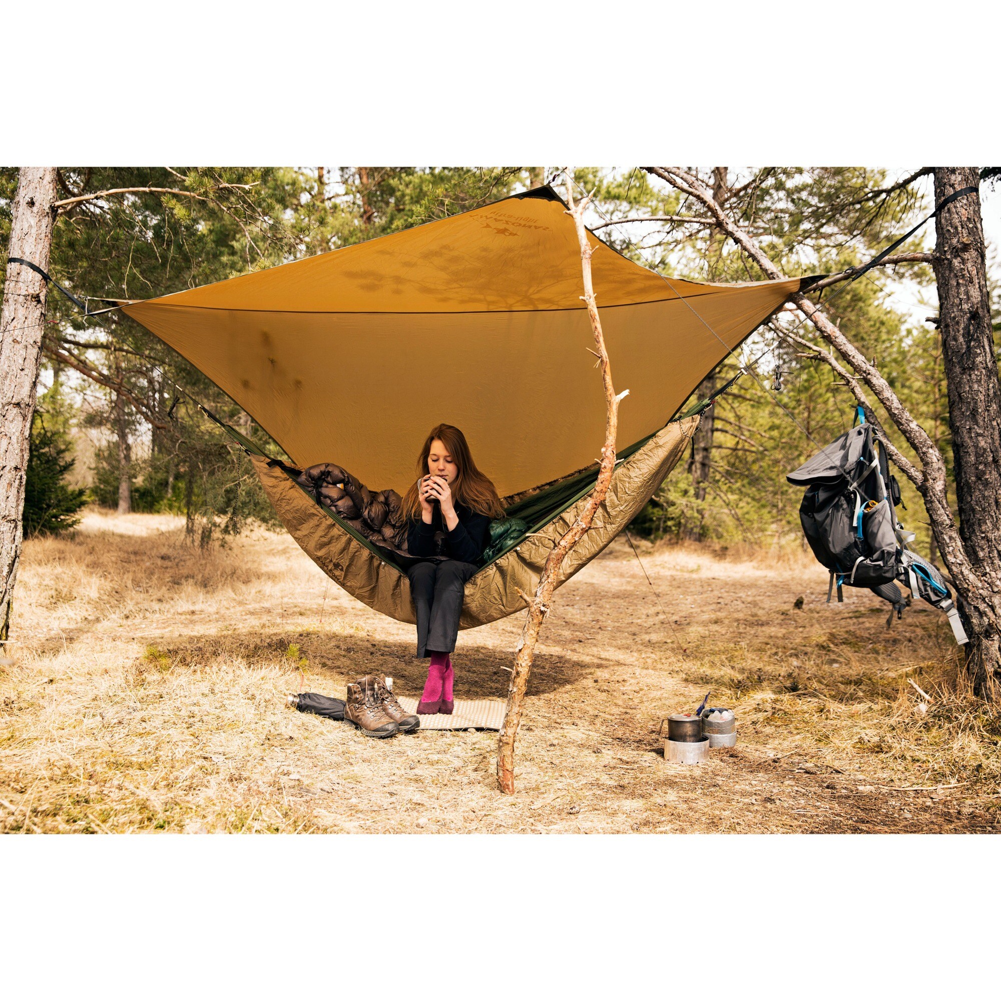 Amazonas Hängematte Underquilt-Poncho