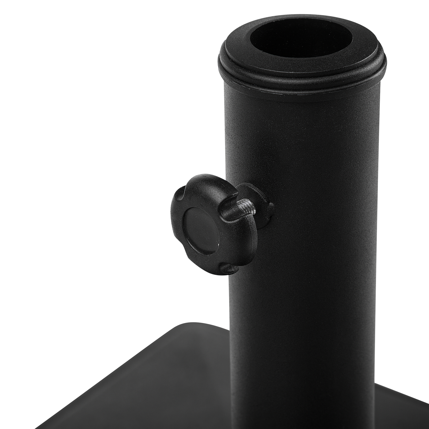 Beliani - CERVO - Parasolvoet - Zwart - Beton