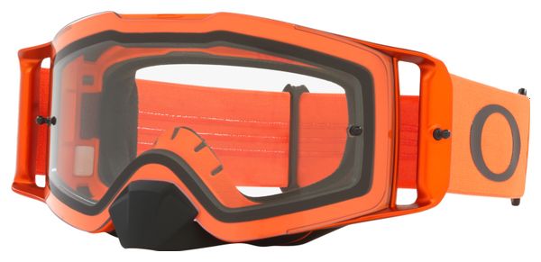 Masque Oakley Front Line MX Sangle Moto Orange Verres Clear / Réf : OO7087-78