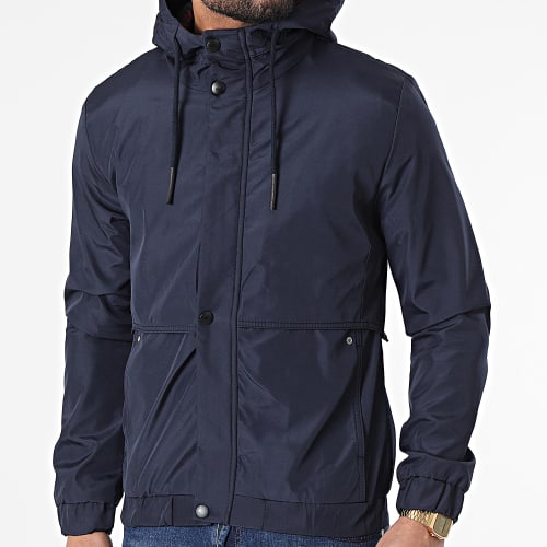 Veste Zippée Capuche 3254 Bleu Marine
