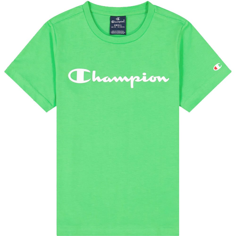Champion Crewneck T-Shirt Jungen grün