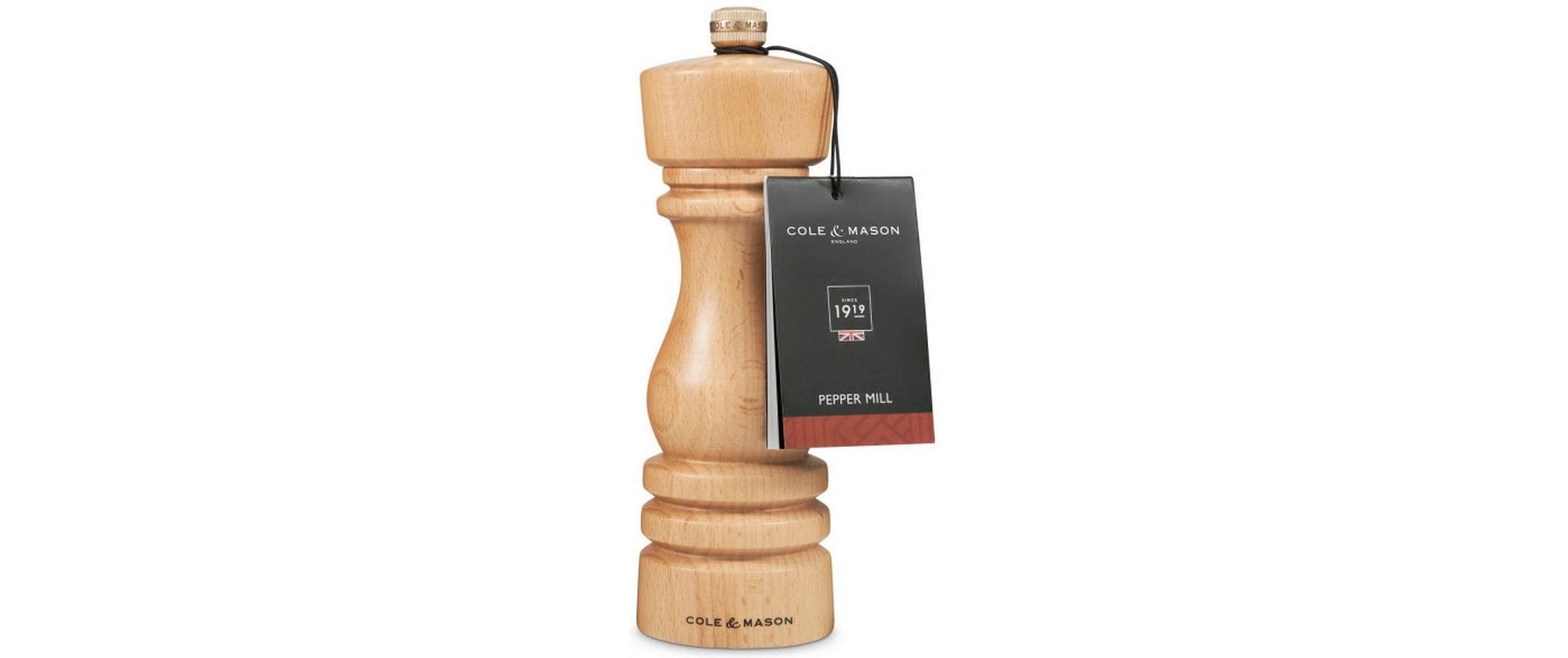 Pfeffermühle London 18 cm, BeigeGewürzmühle für Pfeffer