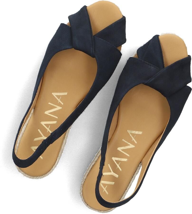 AYANA Espadrilles Dames Omo26yu946 Maat: 38 Materiaal: Suède Kleur: Blauw