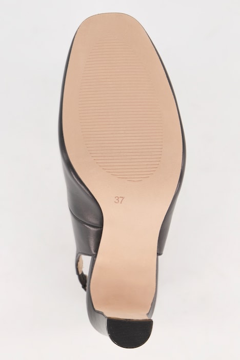 Caprice Leder-Pumps, elastischer Riemen, Komfortweite