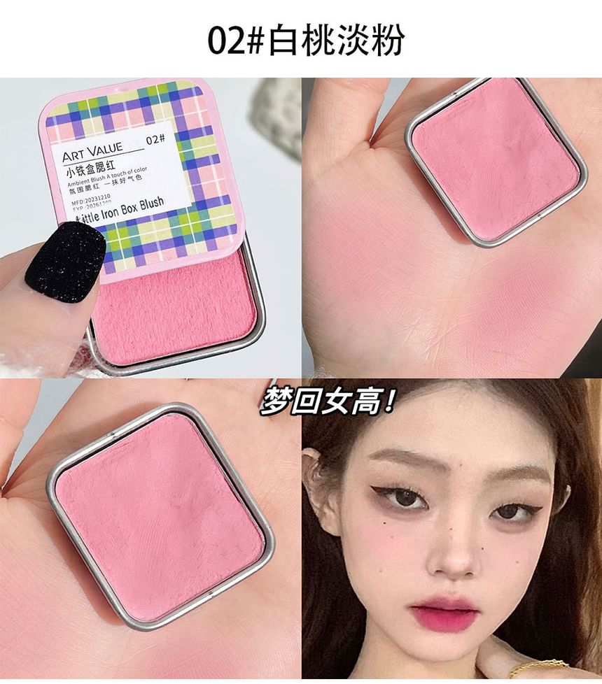 Art Value - Checkered Little Iron Box Blush - 4 kleuren