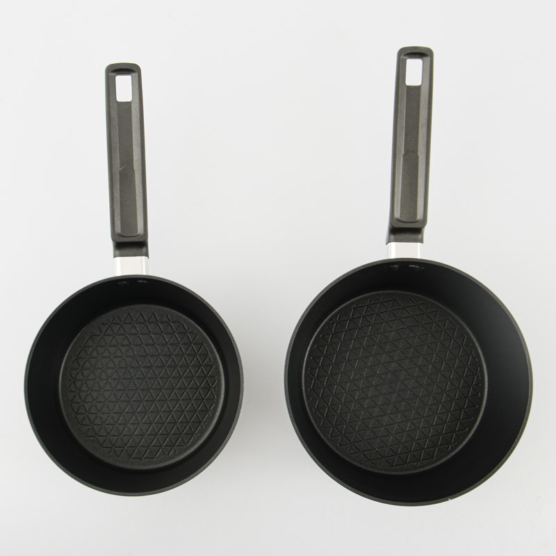 Lot de 2 casseroles induction noir