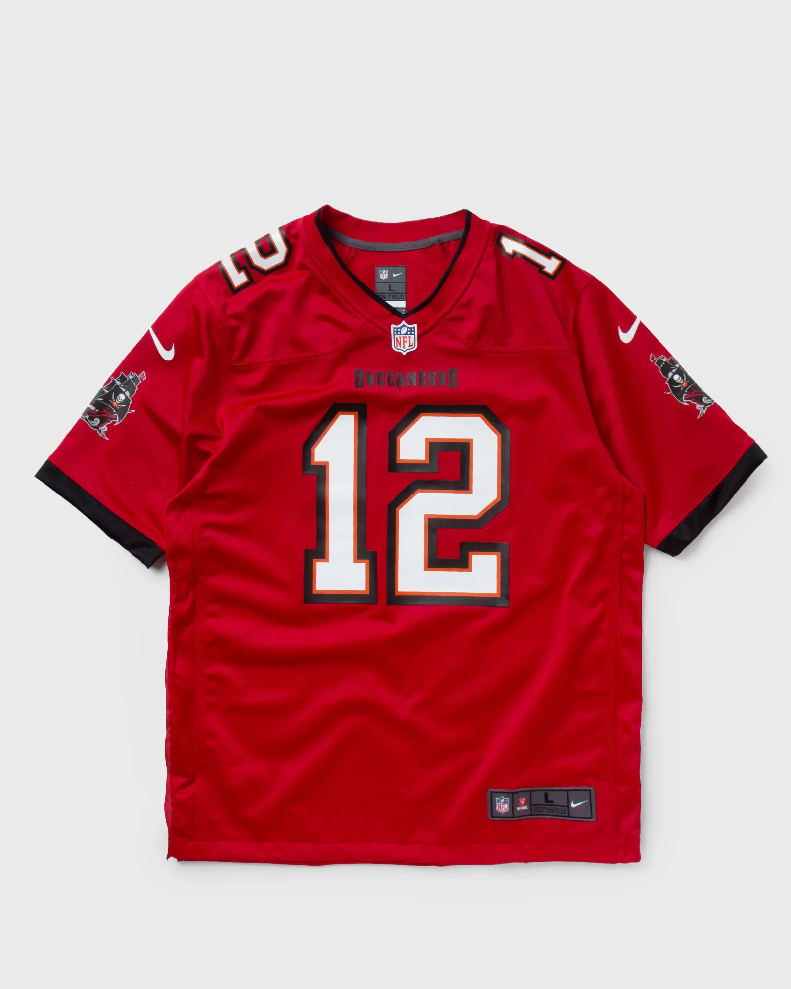 Camisa oficial Nike NFL Tampa Bay Buccaneers Tom Brady 12 para jogos em casa