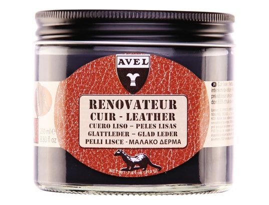 AVEL - Coffret nettoyage Baume rÃ©novateur pour le cuir - Bleu marine - 250 ml