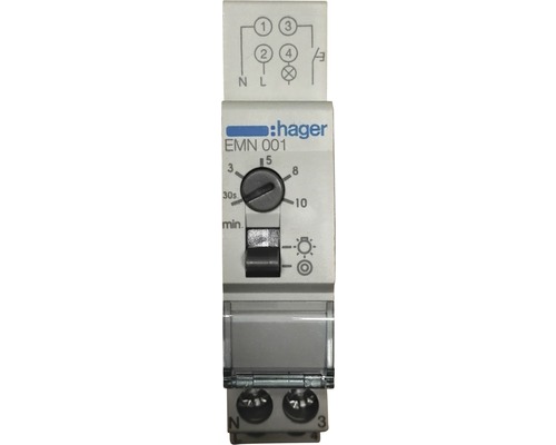 Hager EMN001 Trapverlichting tijdschakelaar