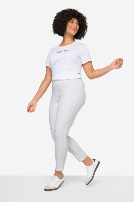 Jeggings Jule, Slim Fit, Washeffekte, Elastikbund