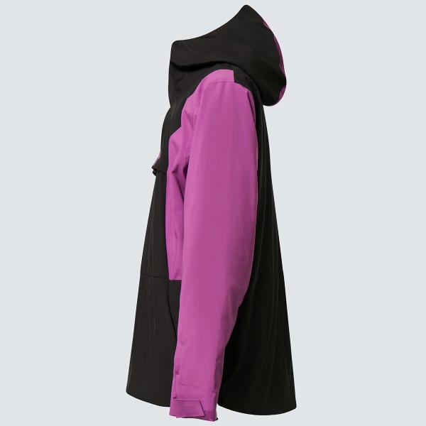 Veste de ski OAKLEY TNP TBT INSULATED ANORAK BLACKOUT/ULTRA PURPLE