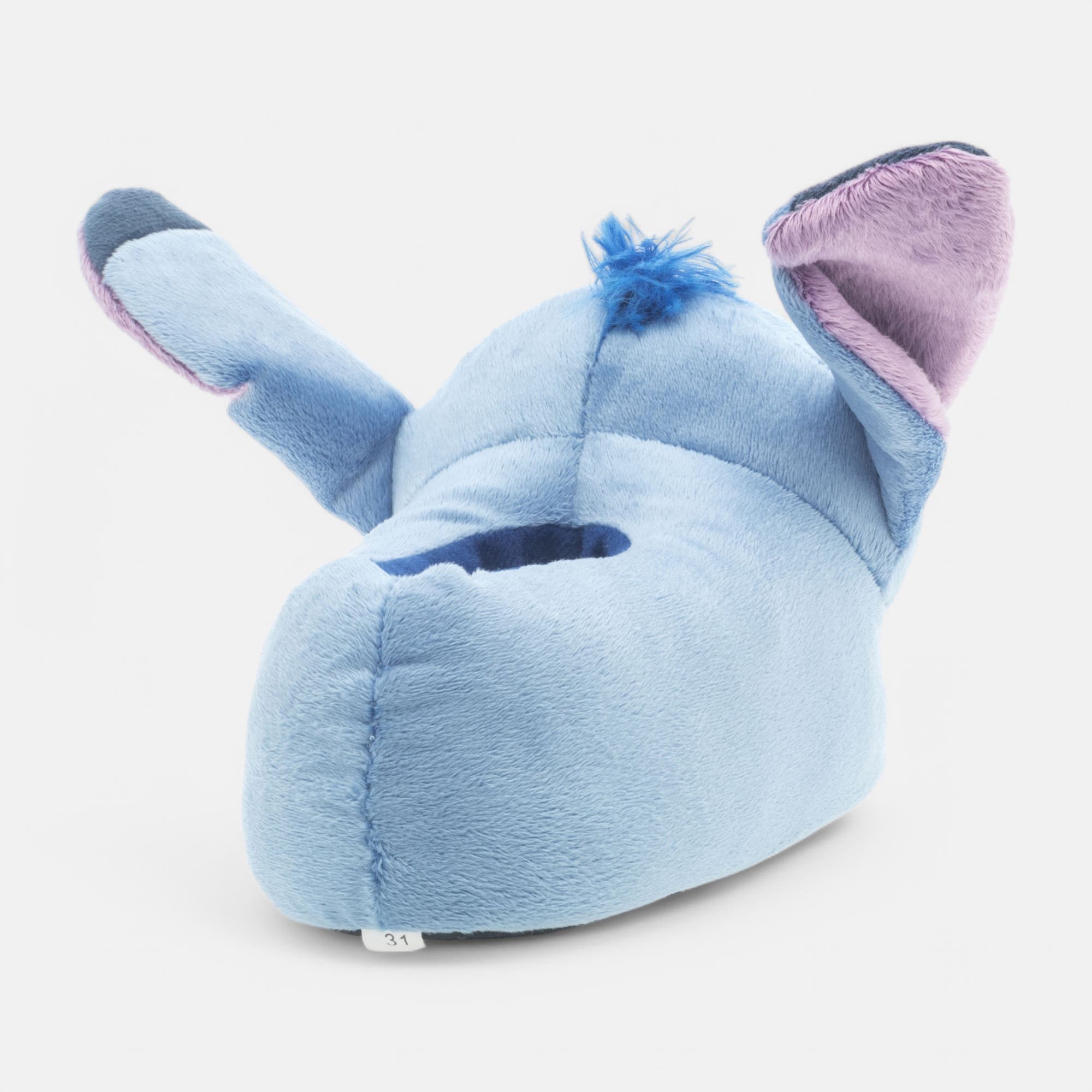 Pantoufles peluche Fille bleu