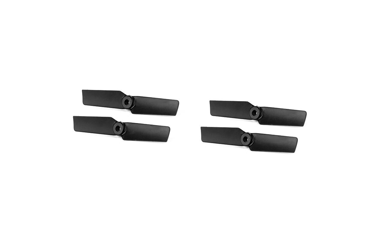 Heckrotorblätter Schwarz 4 Stück M1 EvoErsatzteil für OMP M1 Evo Heli