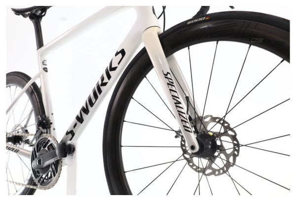 Produit reconditionné · Specialized Tarmac SL6 S-Works Carbone AXS 12V · Blanc / Vélo de route / Specialized | Très bon état
