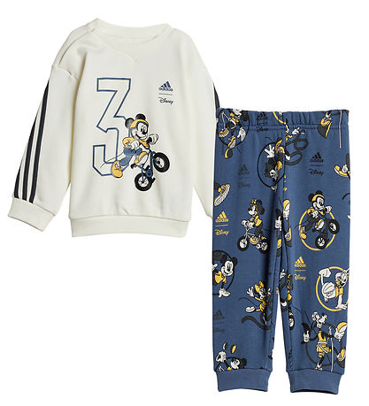 adidas Performance Sweatset - I DY MM JOG - Weiß/Blau
