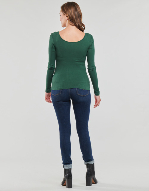 Pieces - PCKITTE LS TOP NOOS - Vert