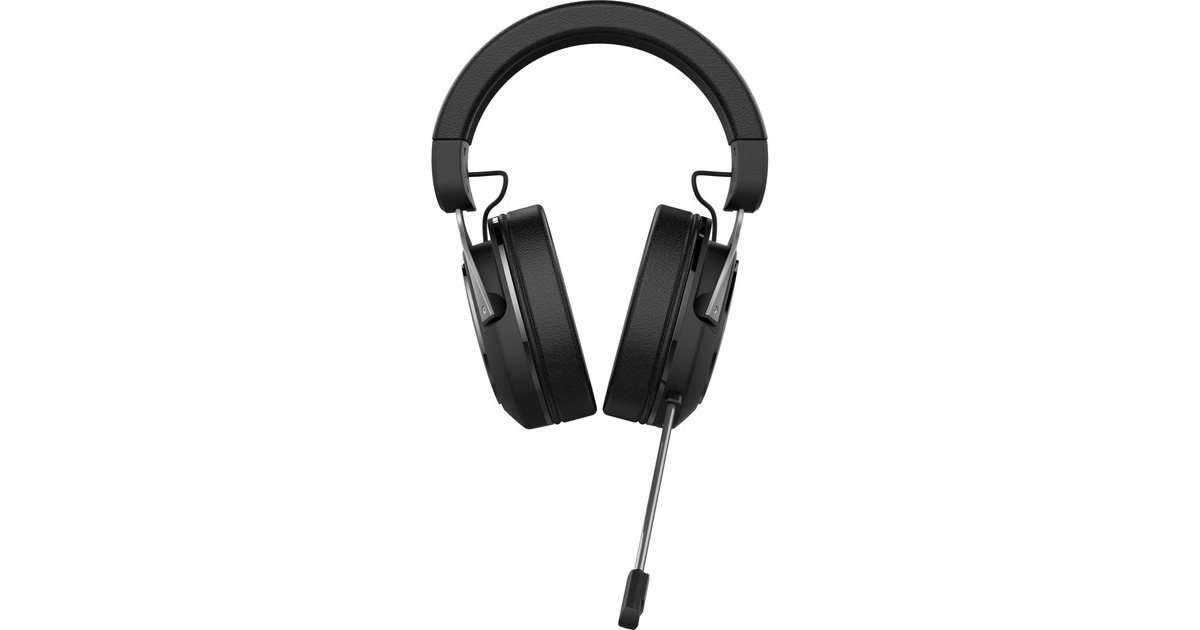 ASUSTUF Gaming H3 over-ear gaming headset  (Zwart/zilver, Pc, PlayStation 4, PlayStation 5, Nintendo Switch)