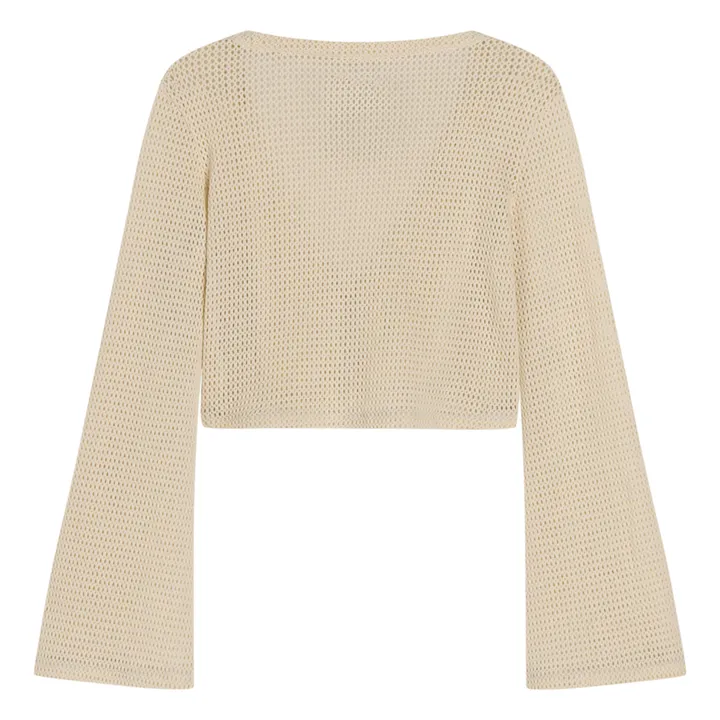 OAS Gilet Vacay Net | Ecru