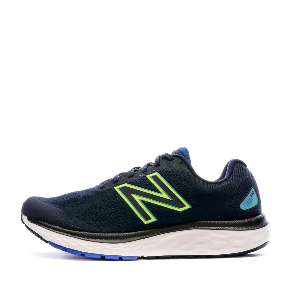 New Balance Chaussures de Running Marine/Vert Homme New Balance 680