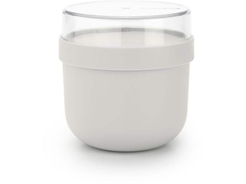Brabantia Yoghurtbehälter Make & Take 500 ml, Hellgrau Müslibecher