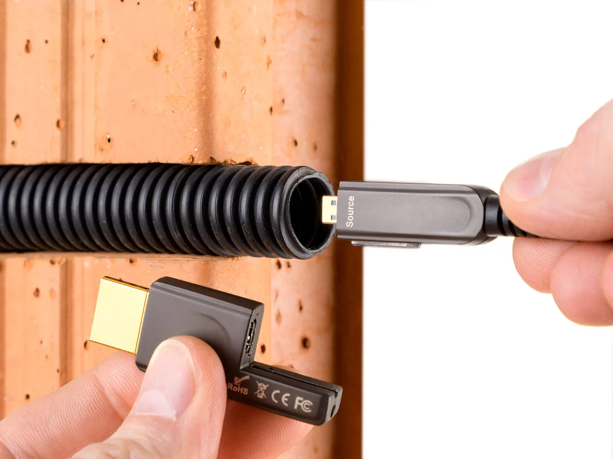 Inakustik HDMI-Micro 2.0 Optical Fiber Cable (10 m) Câbles HDMI