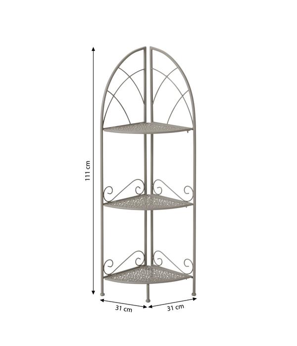 Dehner Eckregal Luca, ca. B31/H111/T31 cm