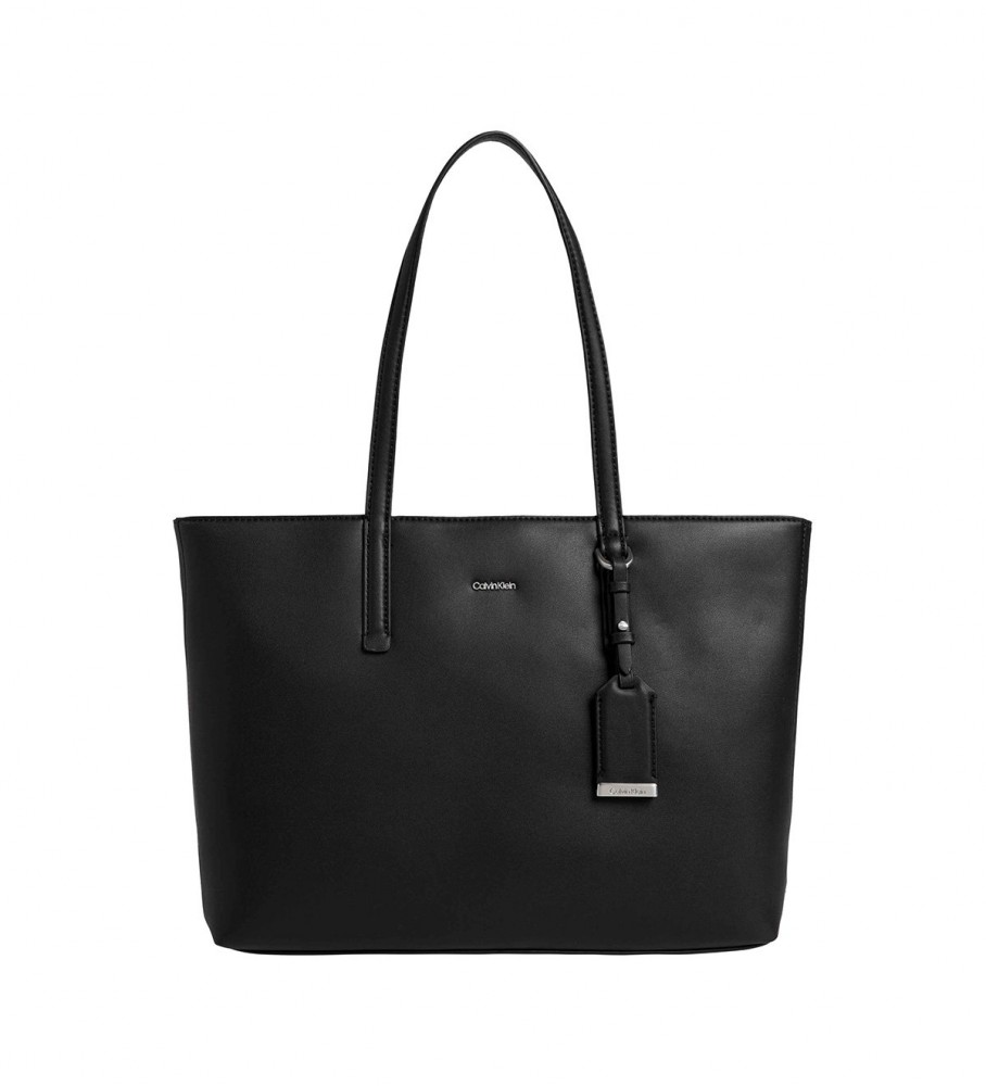 Bolsa Calvin Klein Must Shopper tamanho M preta