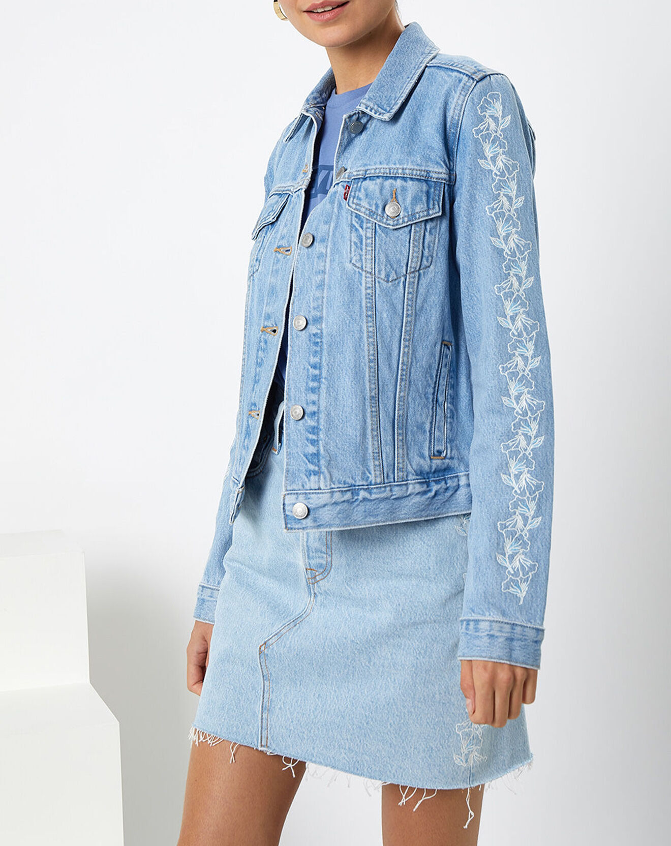 Levi's® Veste en Jean Original Trucker bleue