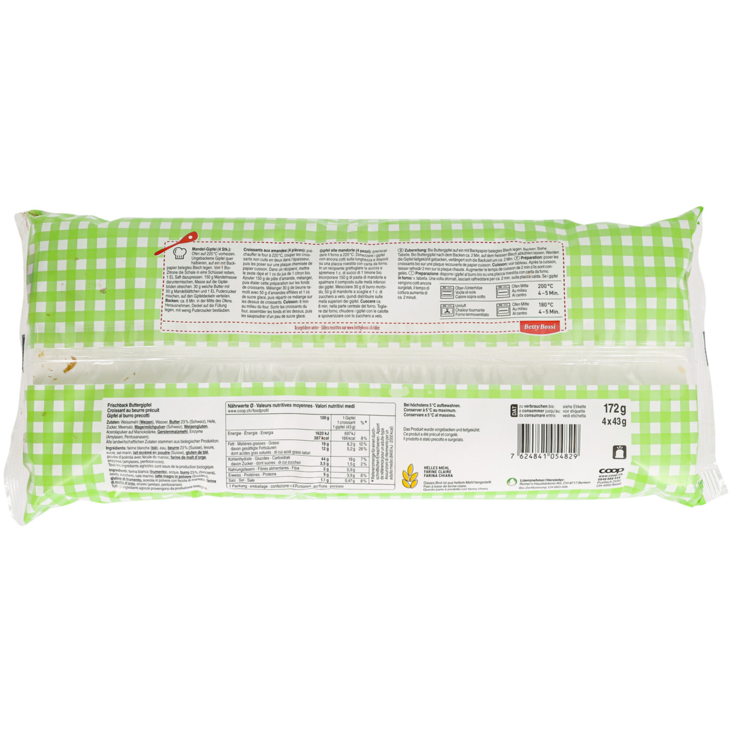 Frischback Bio Buttergipfel