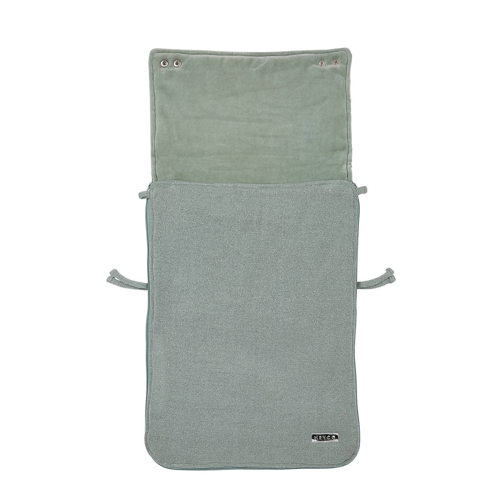 Knit Basic deluxe voetenzak groep 0 stone green