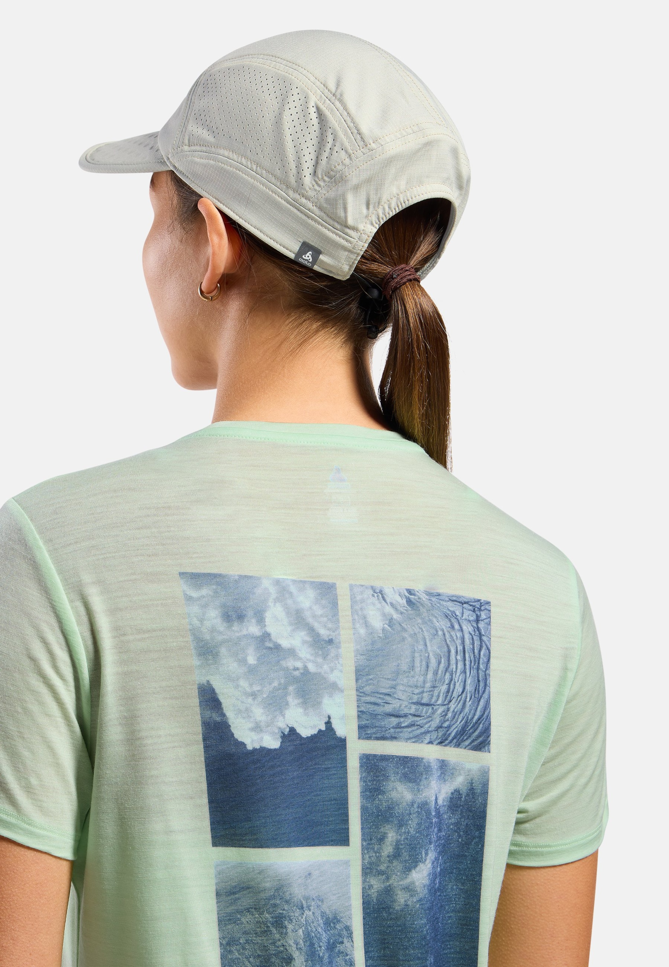 Odlo x POW Collective Voices T-Shirt aus Merinomix in ambrosia melange