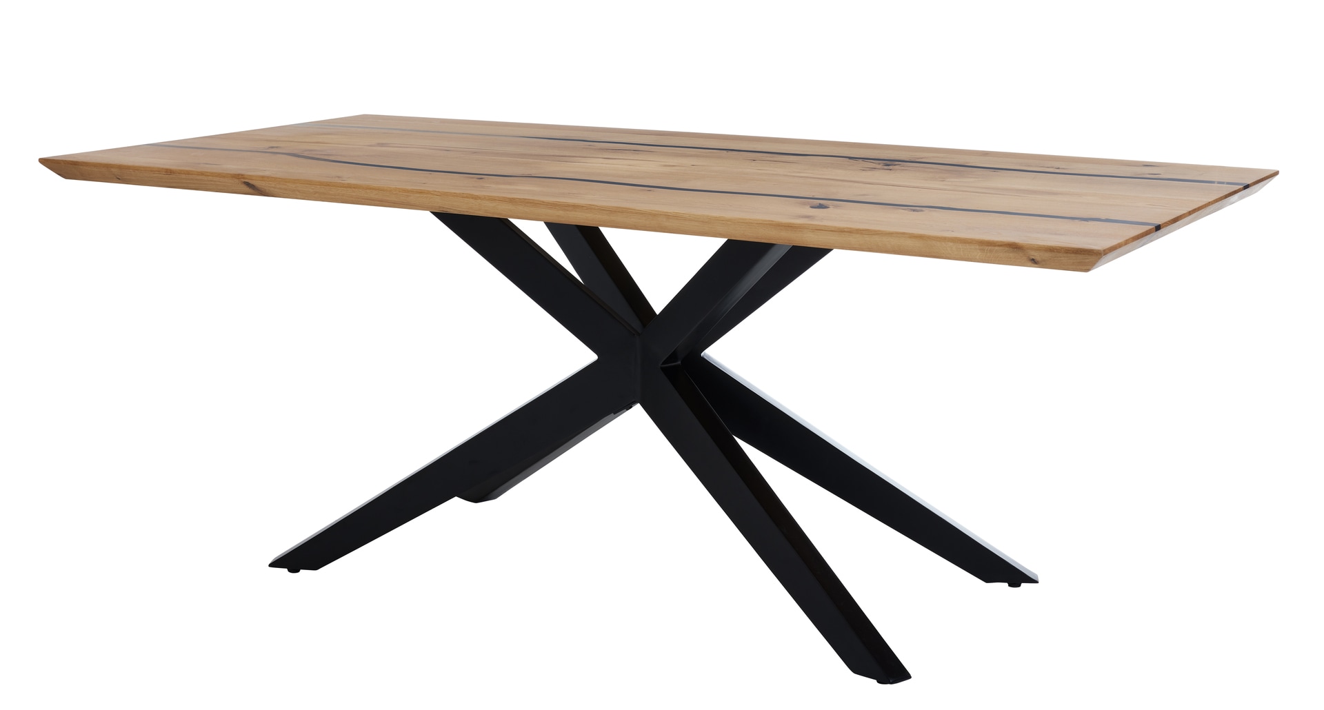 VALMONDO Esstisch ESGO 200 x 100 cm Charaktereiche massiv geölt