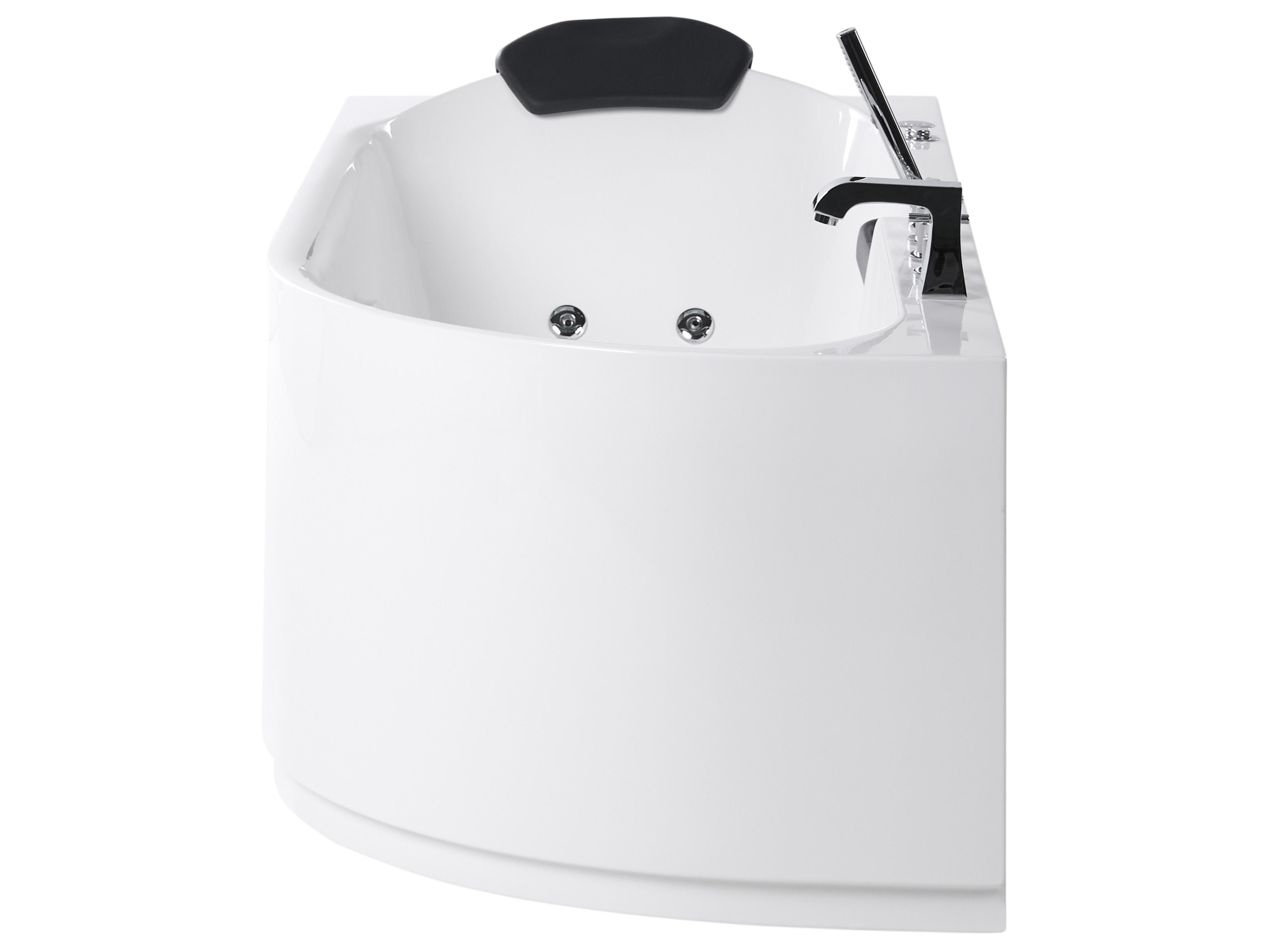 Hottub SAYULA rechtszijdig 170 x 80 cm Wit
