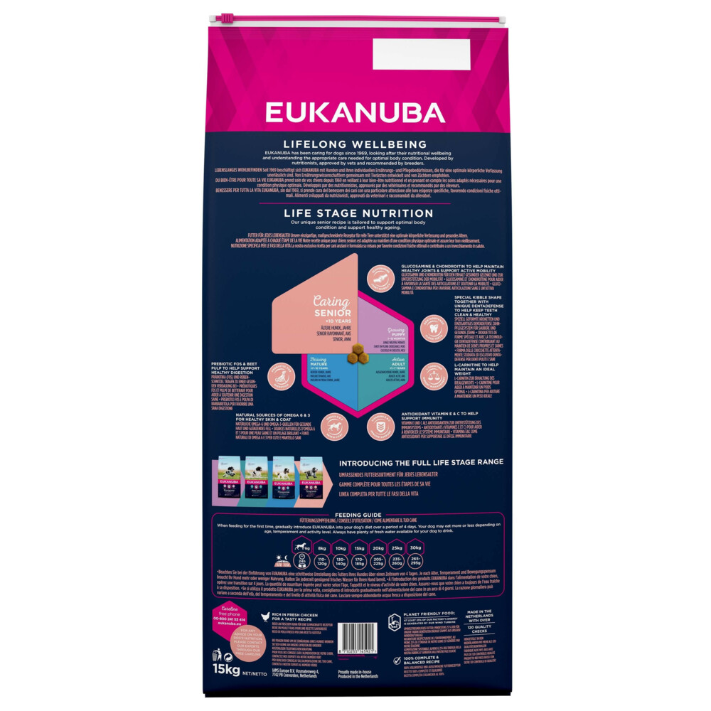 Eukanuba Dog SeniorMedium Chicken15 kg