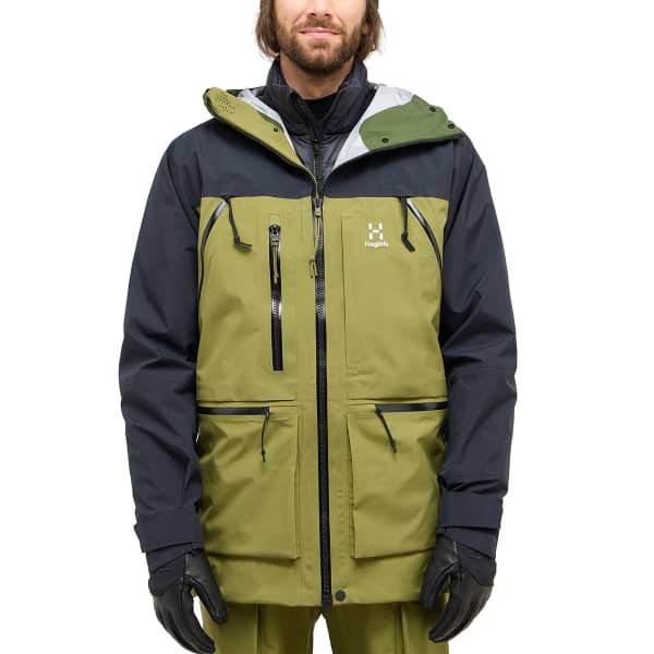 Veste ski de randonnée HAGLÖFS VASSI GTX PRO JACKET MEN OLIVE GREEN/TRUE BLACK