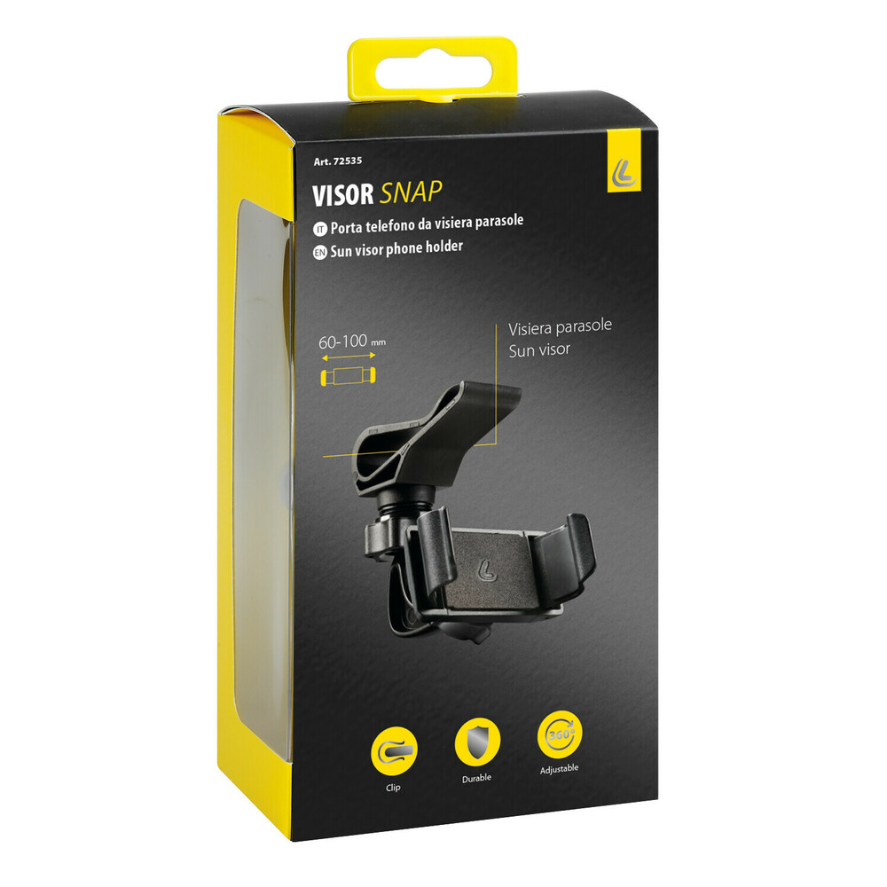 Lampa Visor Snap telefoonhouder met zonneklep bevestiging
