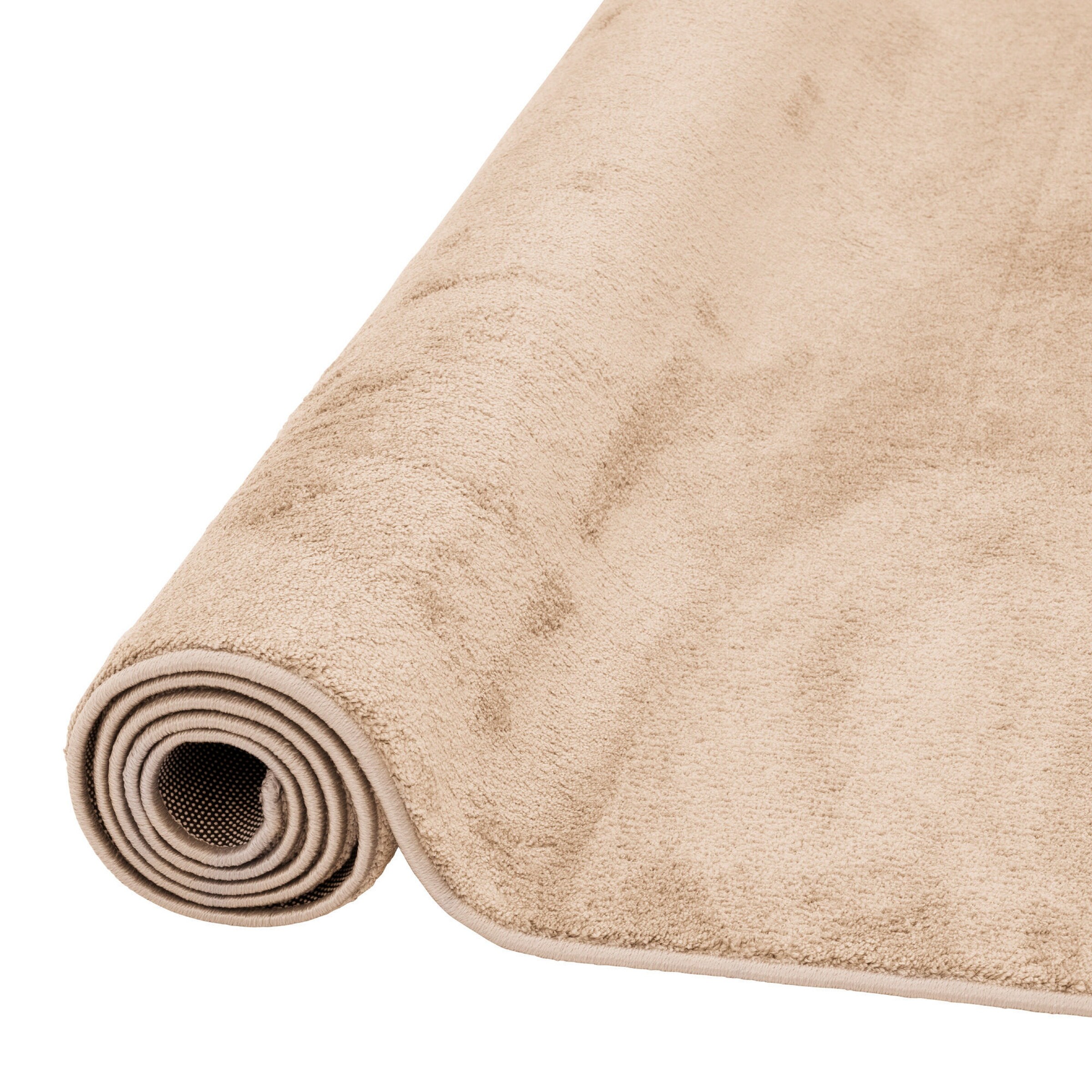 Pergamon Hochflor Langflor Teppich Super Soft Melia Kids Beige - 120x170 cm