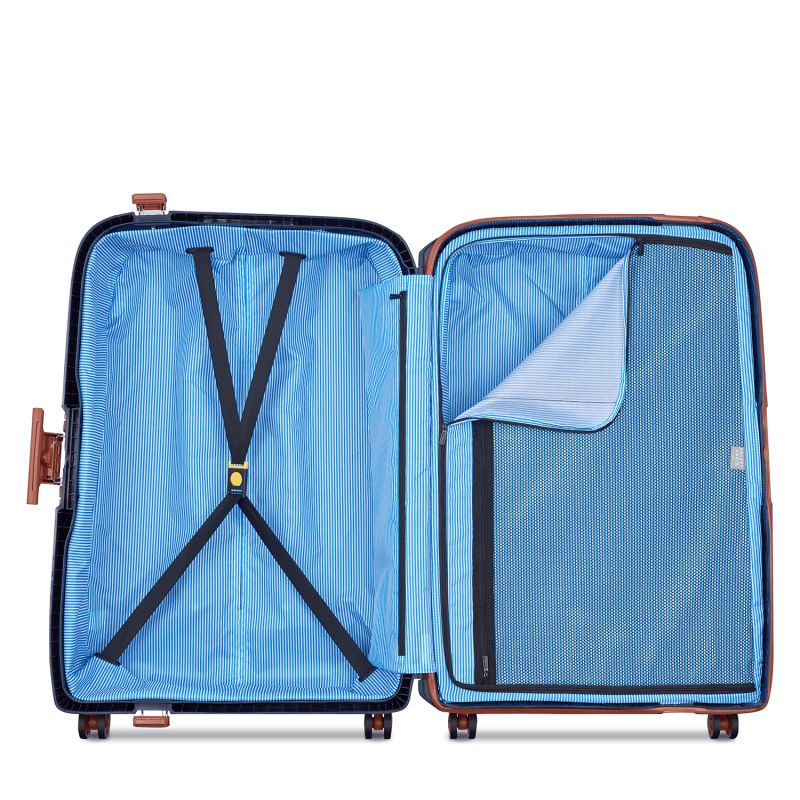 Valise rigide Moncey 76 cm Bleu Encre