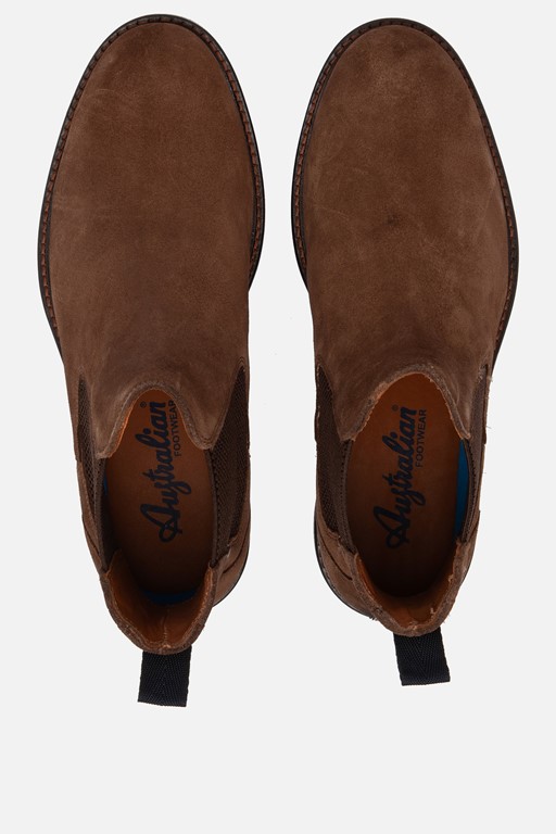Australian Manhattan Chelsea boots bruin Suede