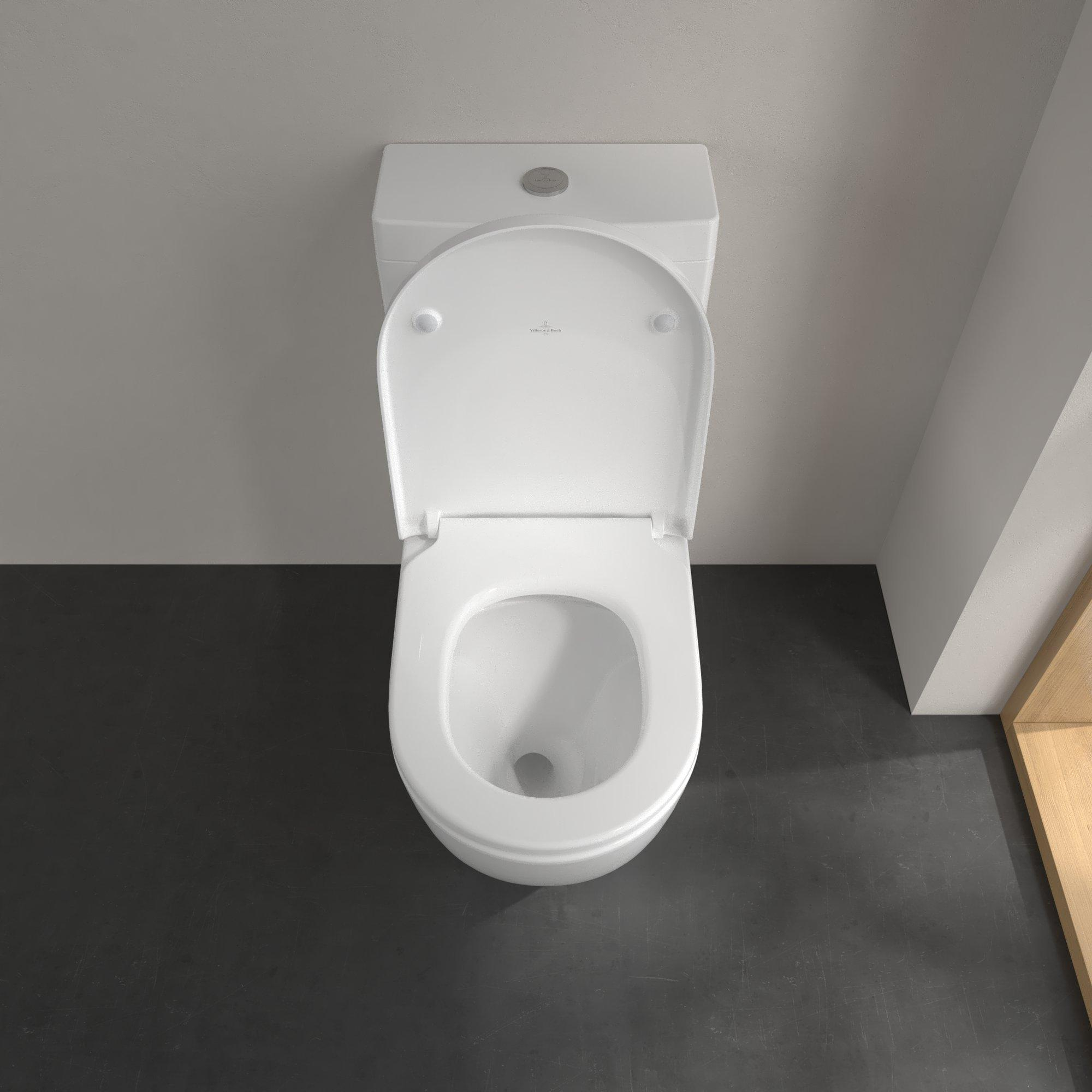 Villeroy & Boch Subway 3.0 randloos duoblok toilet met TwistFlush wit glans