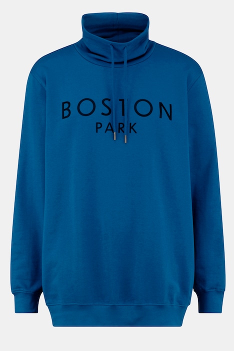 Boston Park Sweatshirt, Stehkragen, Schriftzug