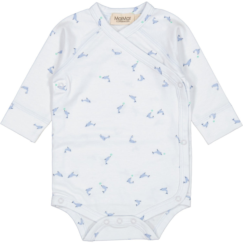 Køb MarMar New Born Modal Smooth Print Dolphin Belito Body
