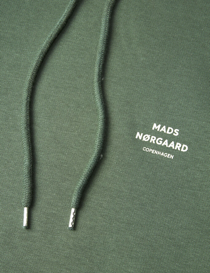 Mads Nørgaard - Copenhagen Standard Hoodie Logo Sweat Grøn