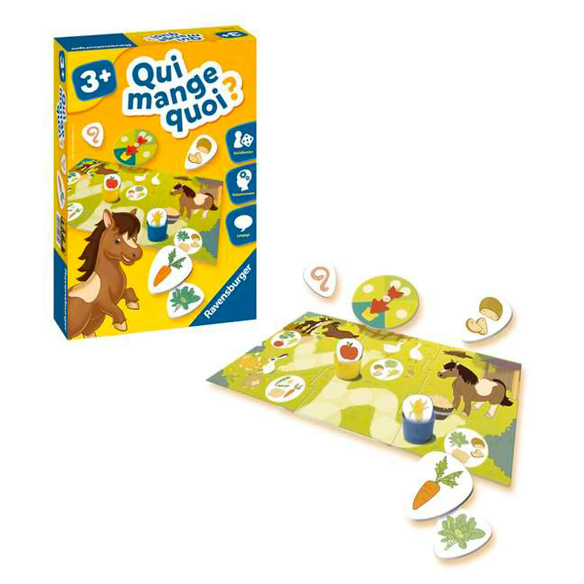 Ravensburger Jeu Qui Mange Quoi ? - Jeu de Société