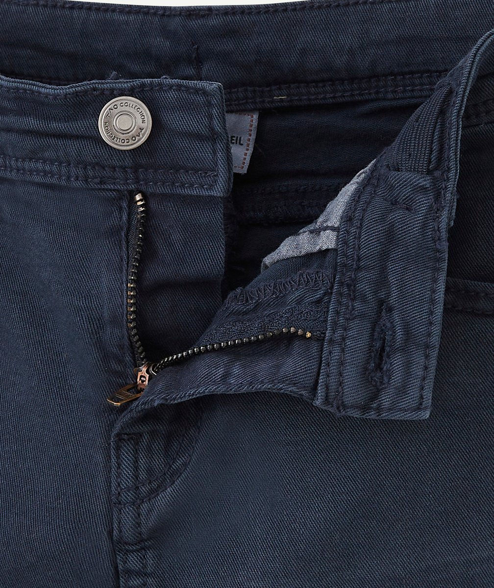 BERMUDA SLIM GARÇON BLEU MARINE EN FIBRES RECYCLÉES