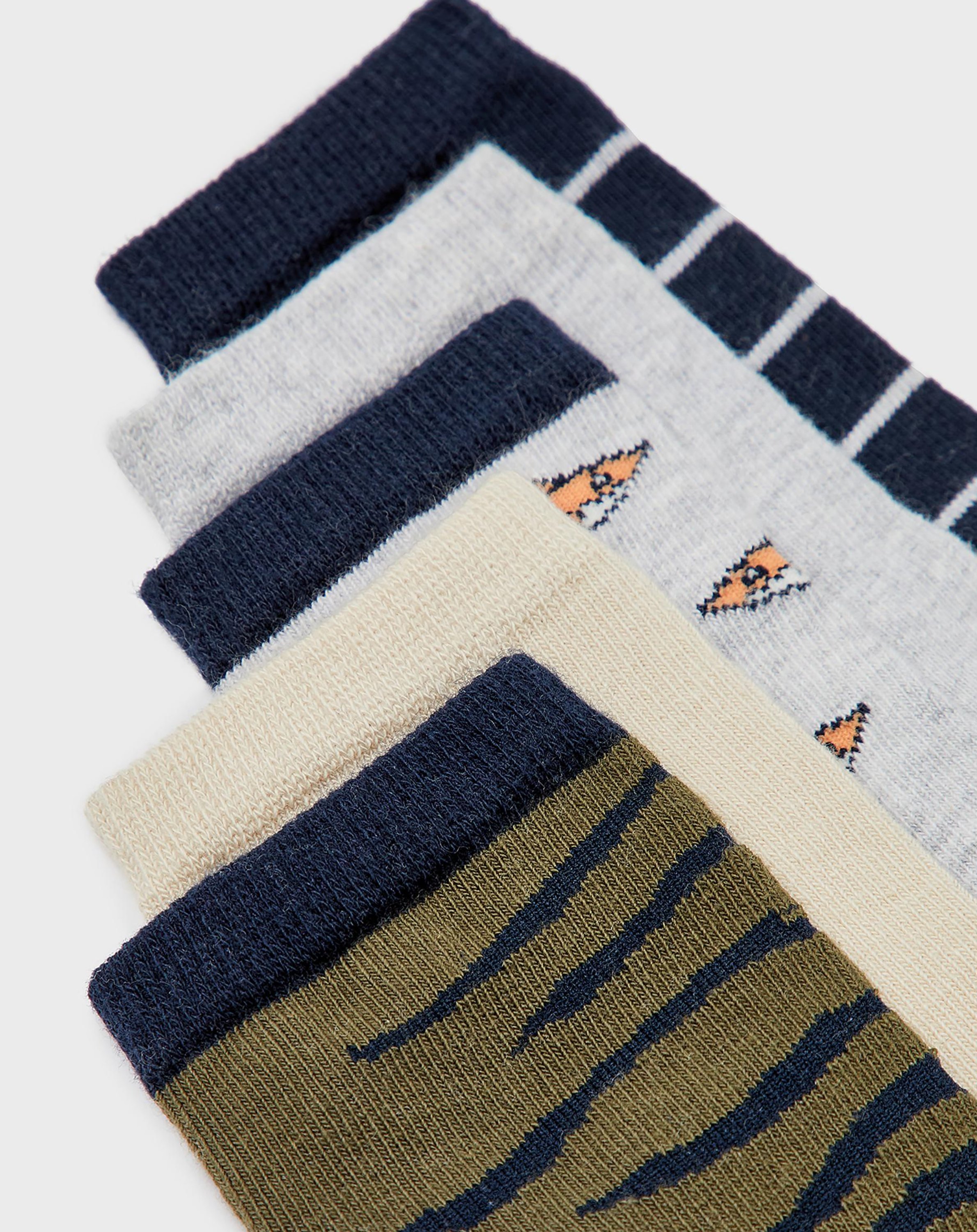 Socken NMMVAGN 5er-Pack in olive night