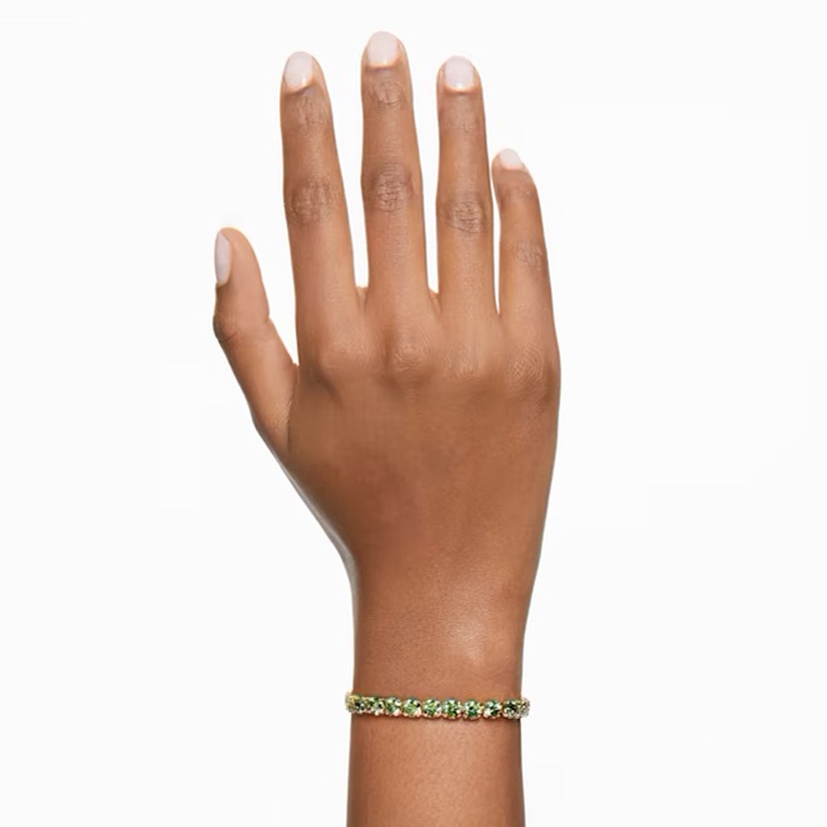 Bracelet Swarovski Matrix tennis vertTaille M