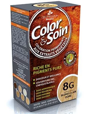 Color & Soin Coloration Blond Clair Doré 8G